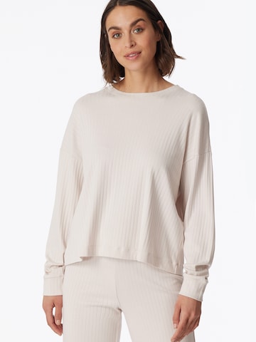 SCHIESSER Longsleeve ' Mix & Relax ' in Beige: predná strana