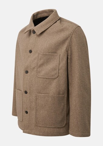 s.Oliver Men Big Sizes Between-Season Jacket in Brown: side