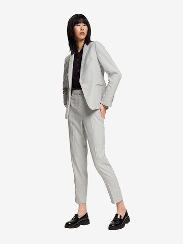 ESPRIT Regular Trousers with creases in Grey