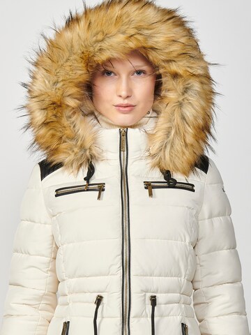 KOROSHI Winterjacke in Weiß