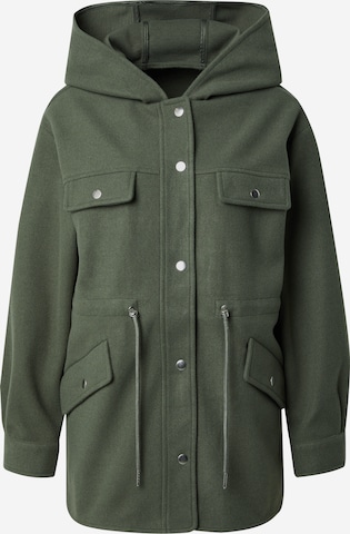 ABOUT YOU Between-seasons parka 'Pia' in Green: front
