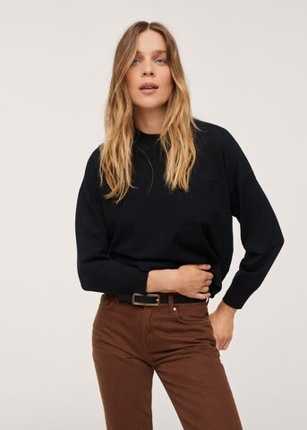 MANGO Sweater 'Kobi' in Black: front