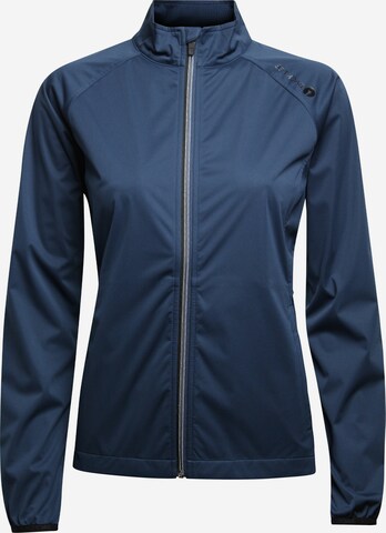 Backtee Performance Jacket in Blue: front