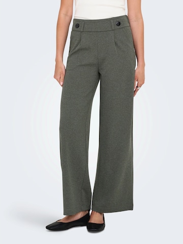 JDY Wide Leg Hose 'JDYGEGGO' in Grau: Vorderseite