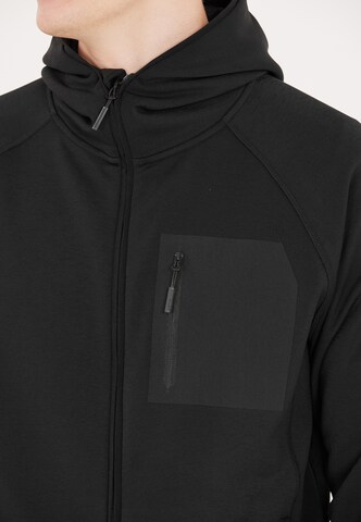 ENDURANCE Funktionele fleece-jas 'Deerto' in Zwart