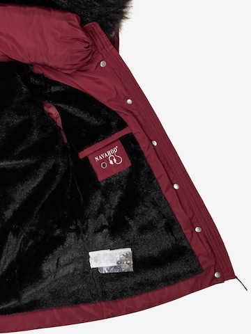NAVAHOO Winter Jacket 'Chloe' in Red