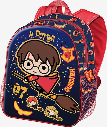 Harry Potter Backpack 'Quidditch' in Blue: front