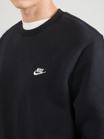 Nike Sportswear Sweatshirt 'CLUB' in Black
