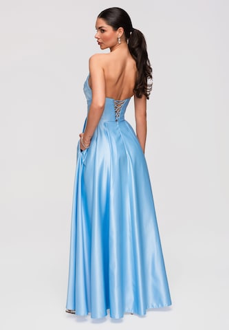 Robe de soirée Ombre en bleu