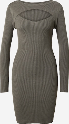 Urban Classics Knit dress in Green: front