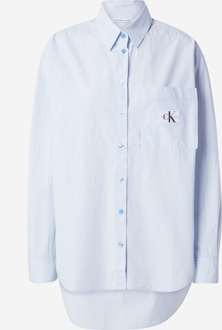 Calvin Klein Jeans Blouse in Blue: front