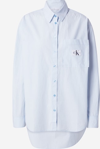 Calvin Klein Jeans Blouse in Blauw: voorkant