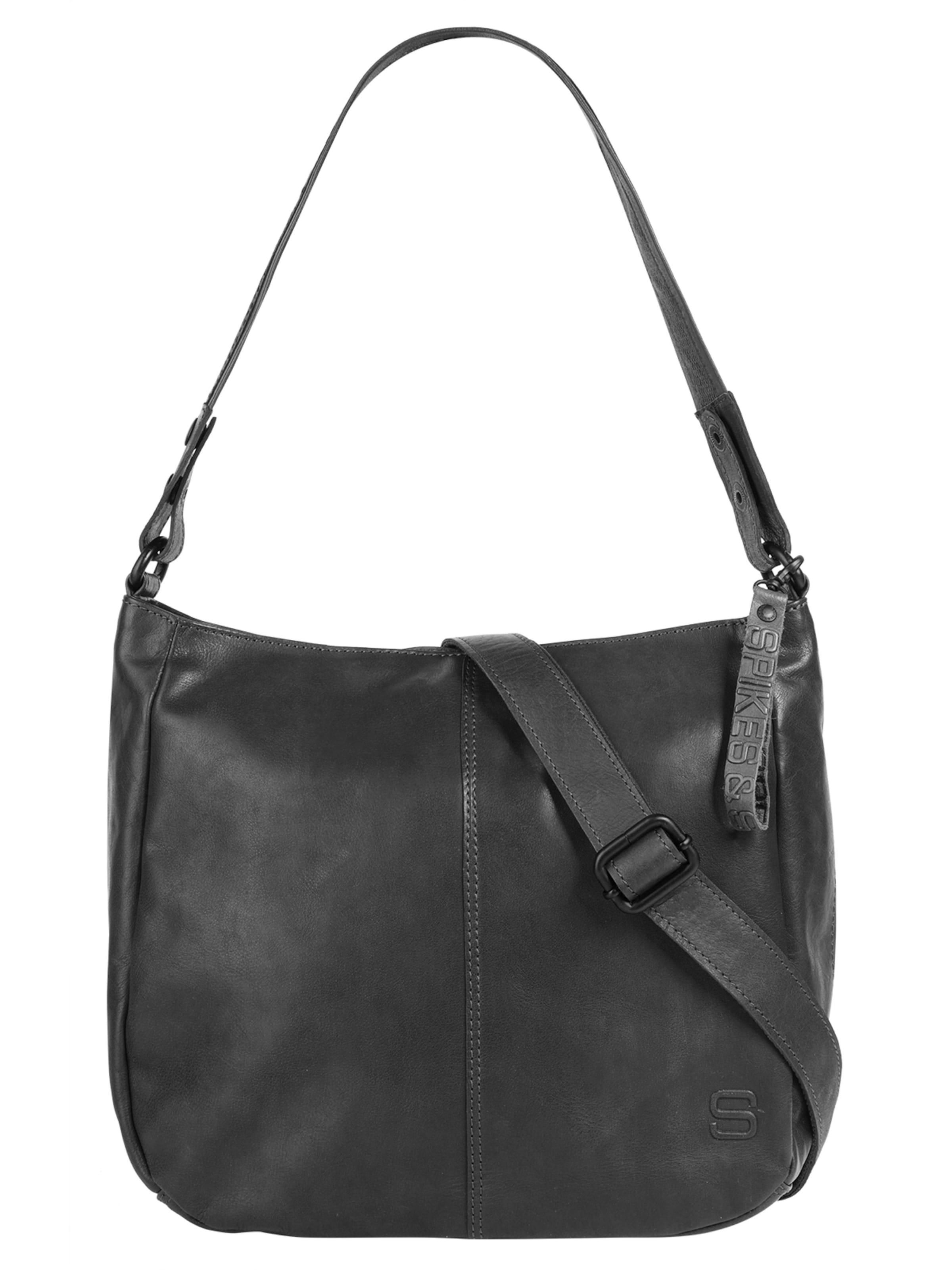 Sac à bandoulière Spikes & Sparrow en gris : devant