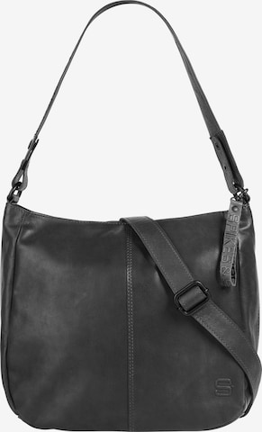 Sac à bandoulière Spikes & Sparrow en gris : devant