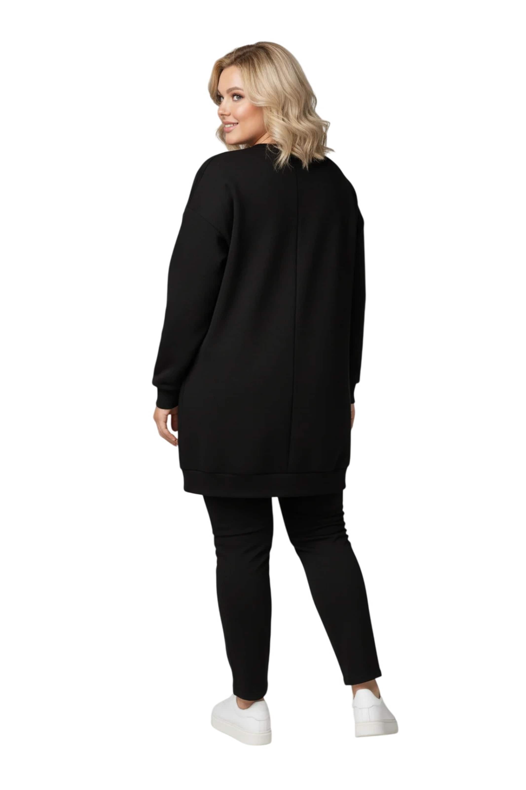 Shape Of You Sweatshirt in Black