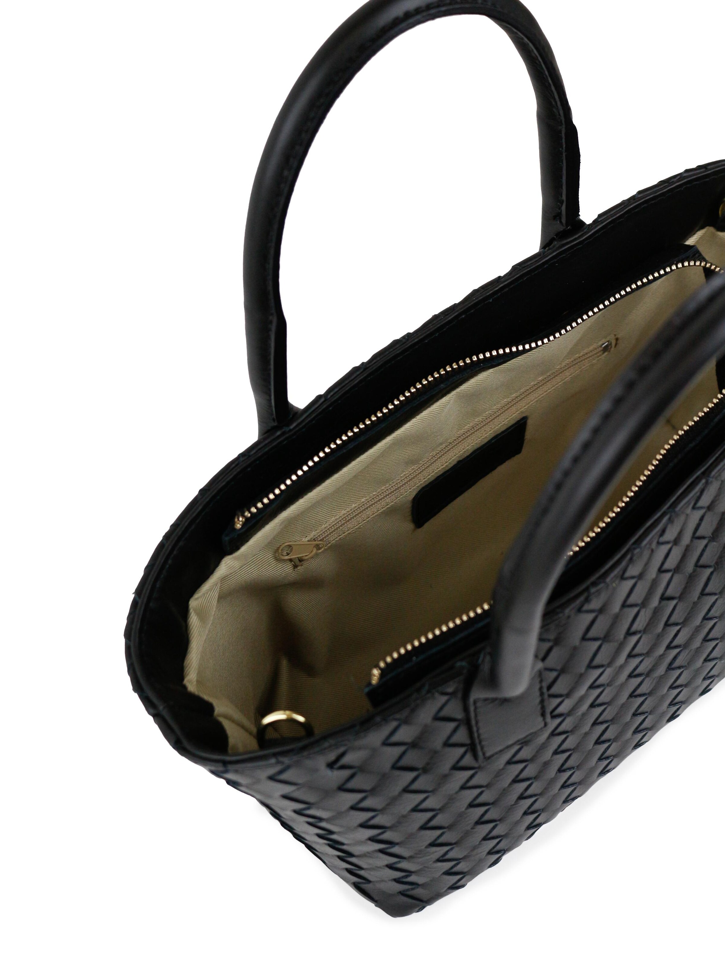 Sacs à main 'L'intrecciata' SARA BY JG en noir