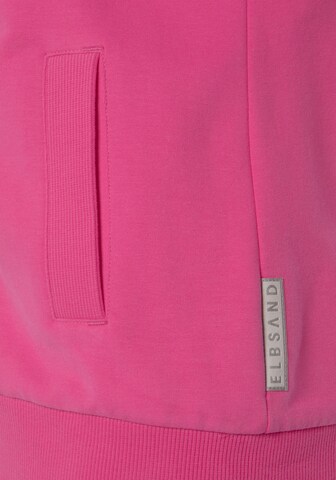 Elbsand Zip-Up Hoodie in Pink