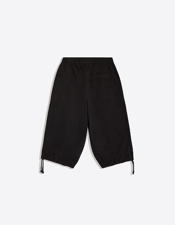 Baggy Pantalon Bershka en noir