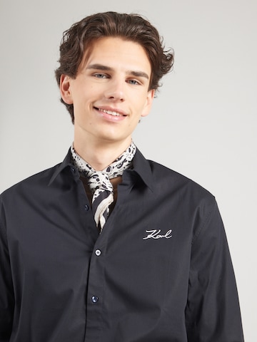 Karl Lagerfeld Regular fit Ing - kék