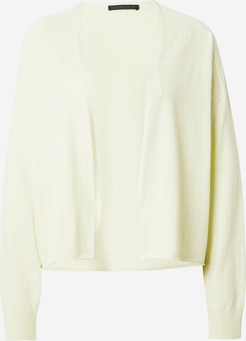 DRYKORN Knit Cardigan 'MIRALA' in Yellow: front