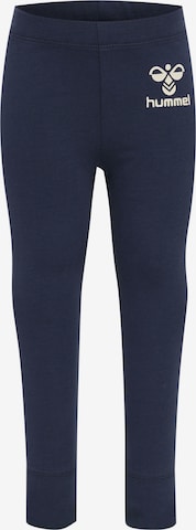 Hummel Skinny Leggings 'Maule' in Blue: front