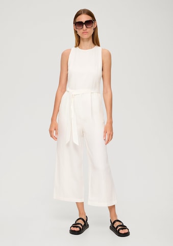 s.Oliver BLACK LABEL Jumpsuit in White: front