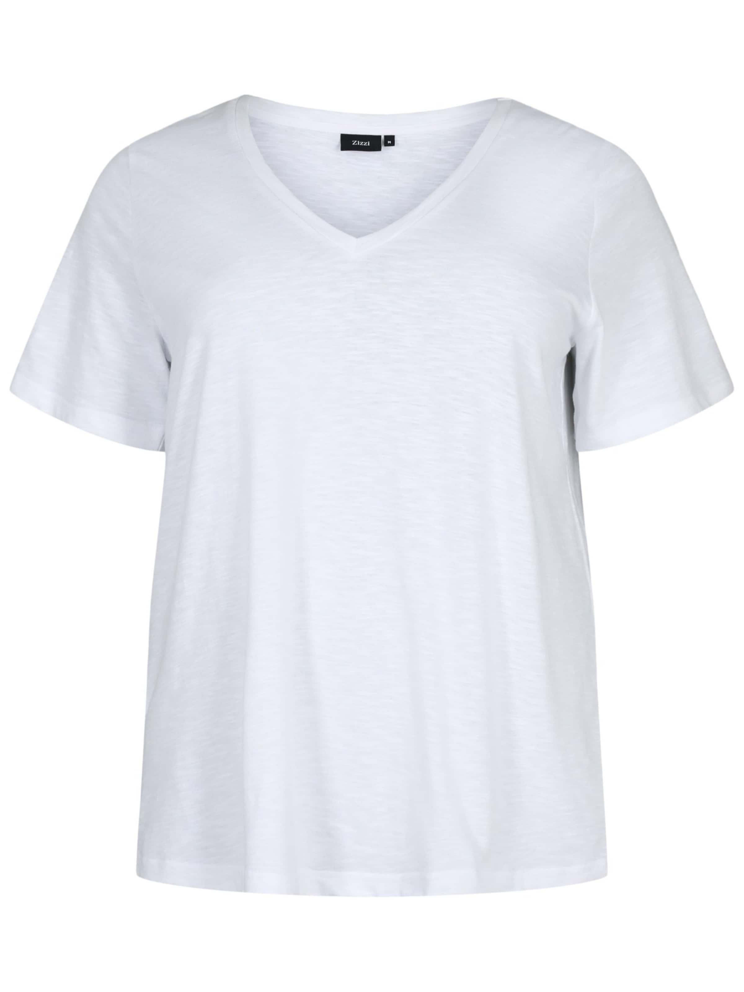 Zizzi Shirt 'BREA' in White: front