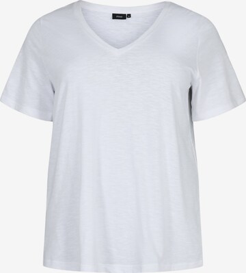 Zizzi - Camiseta 'BREA' en blanco: frente