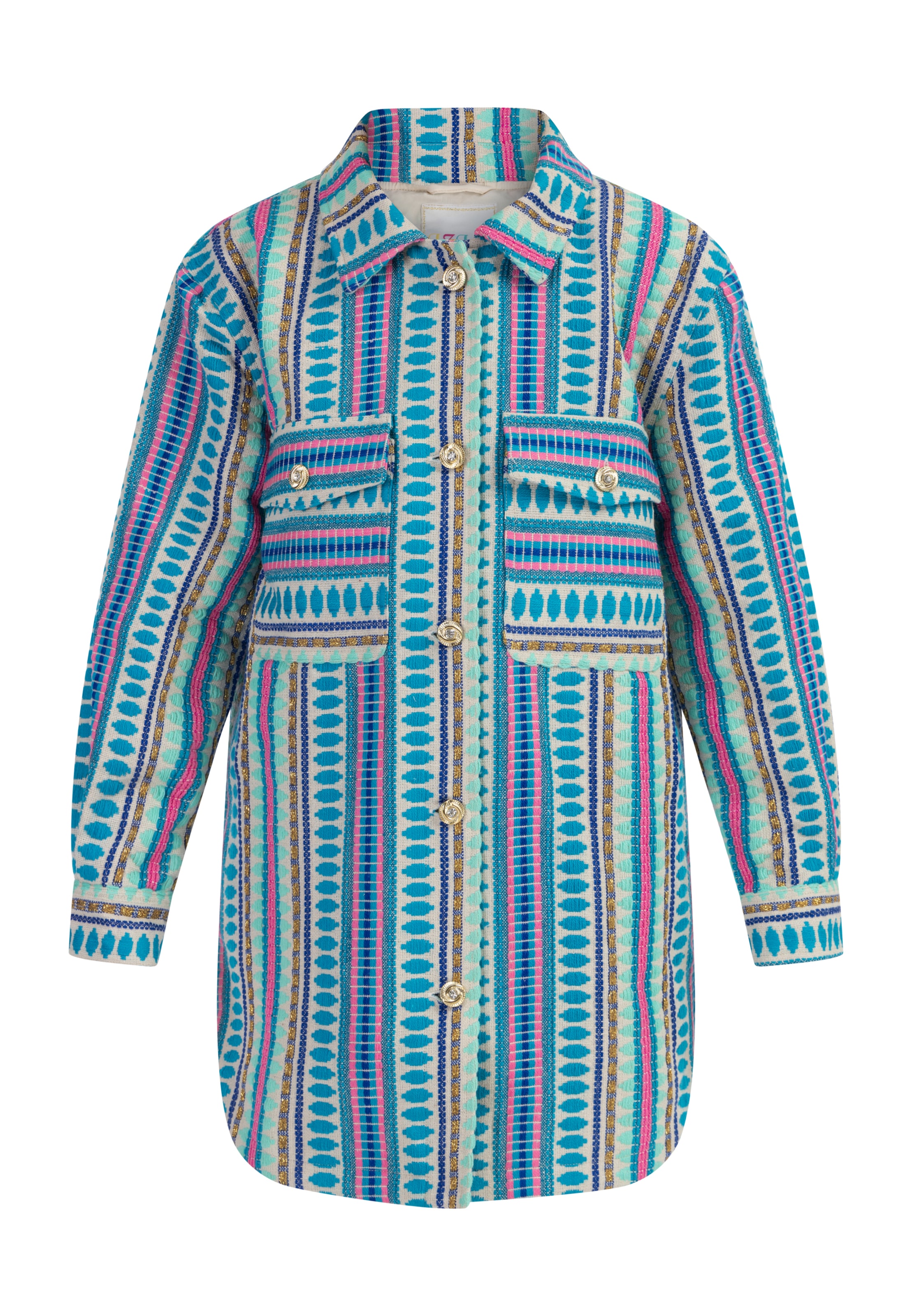 IZIAPrijelazna jakna - plava boja: prednji dio