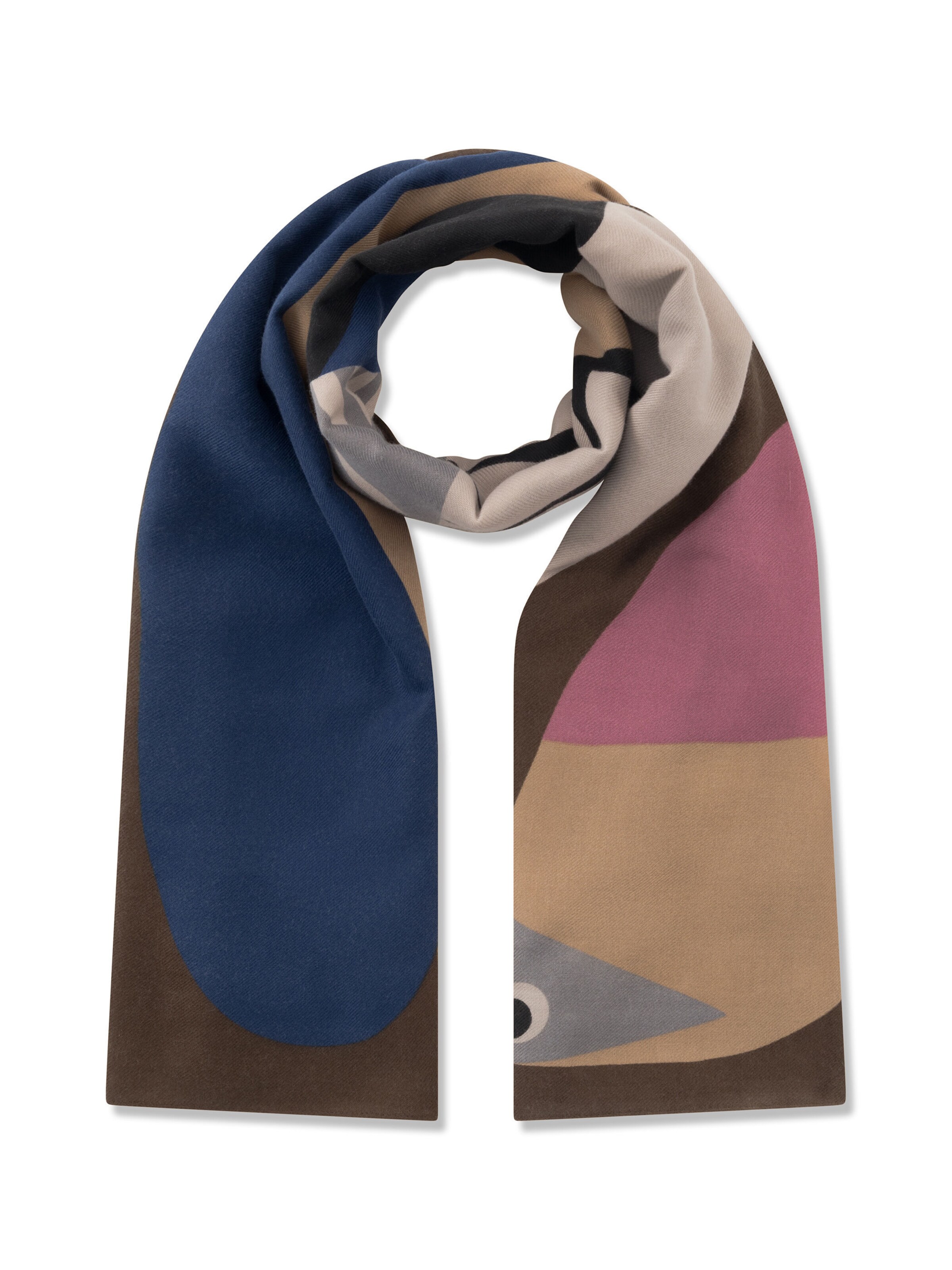 CODELLO Sjaal in Bruin: voorkant