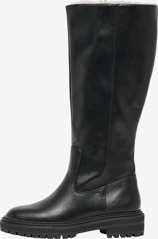 Bottes 'Beth-6' ONLY en noir : devant