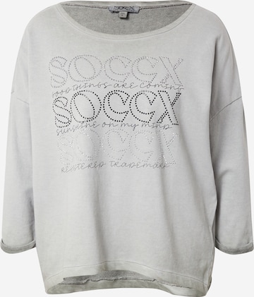 Soccx Sweatshirt in Groen: voorkant