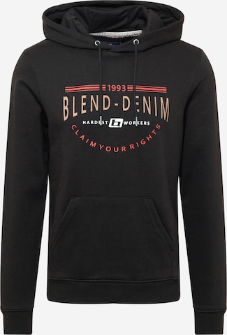 Sweat-shirt BLEND en noir : devant