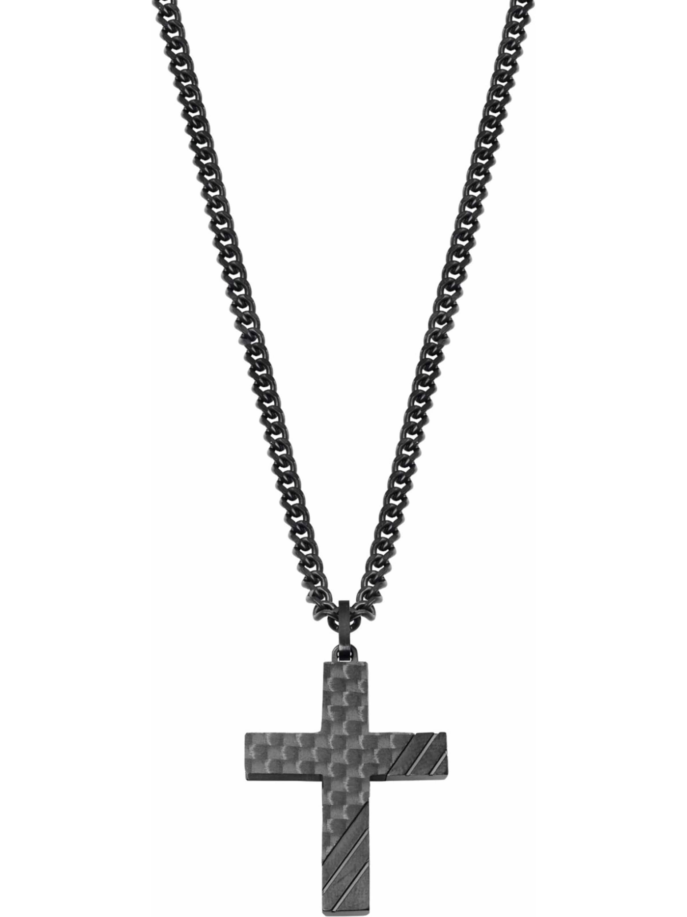 s.Oliver Necklace in Black: front