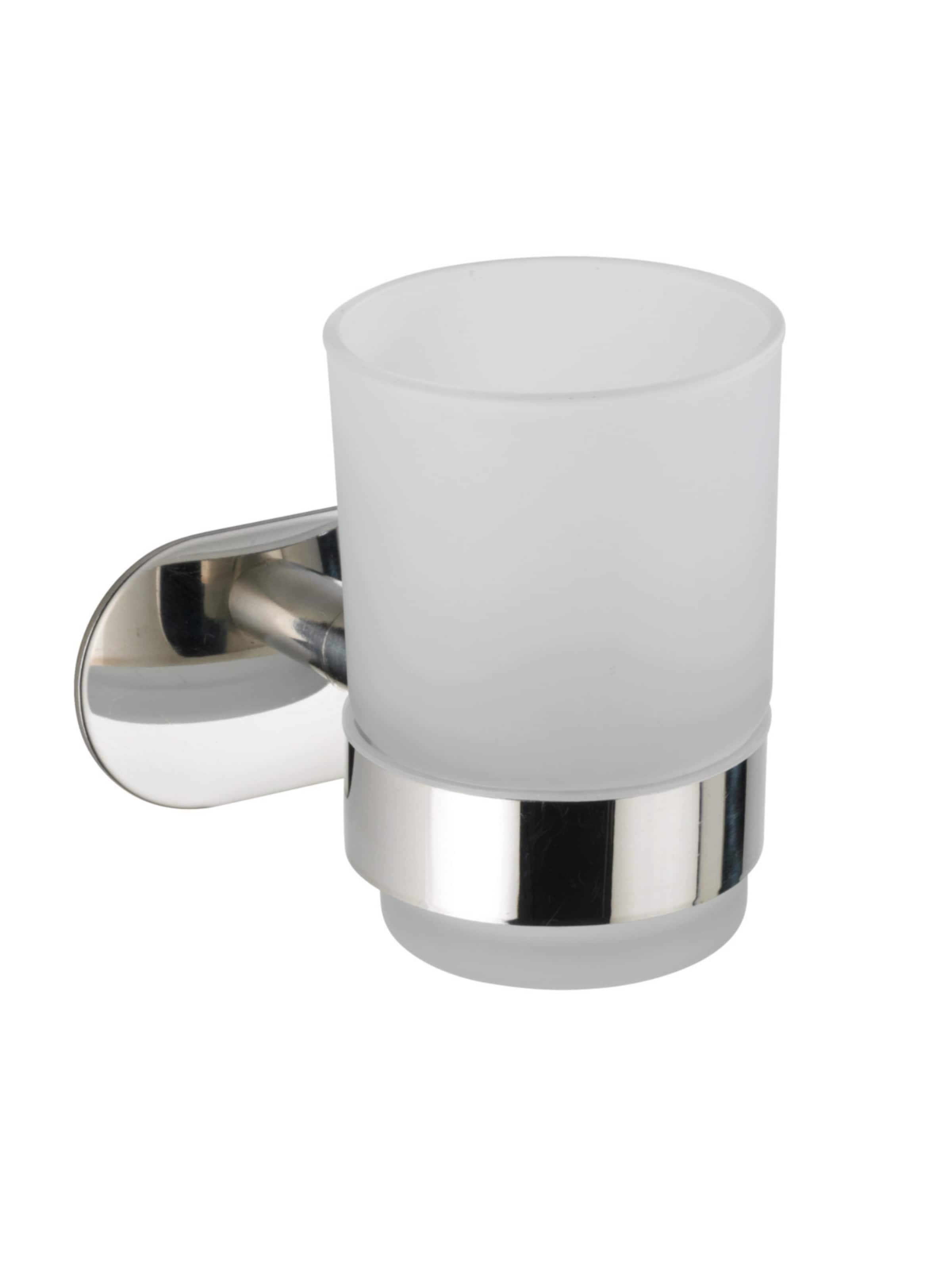 Wenko Zahnputzbecher 'Turbo-Loc®' in Silber