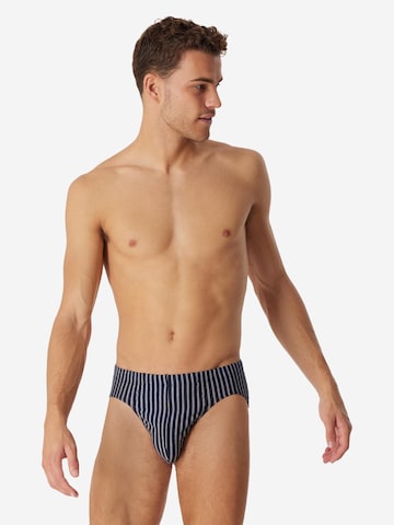 SCHIESSER Slip '95/5 Essentials Organic Cotton' in Blue