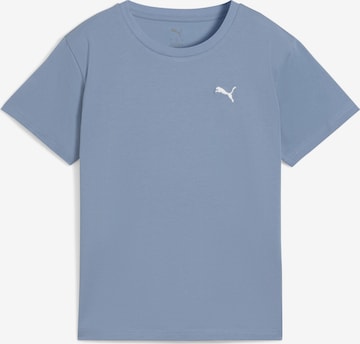 PUMA T-Shirt 'Wardrobe Essentials Comfort' in Blau: Vorderseite