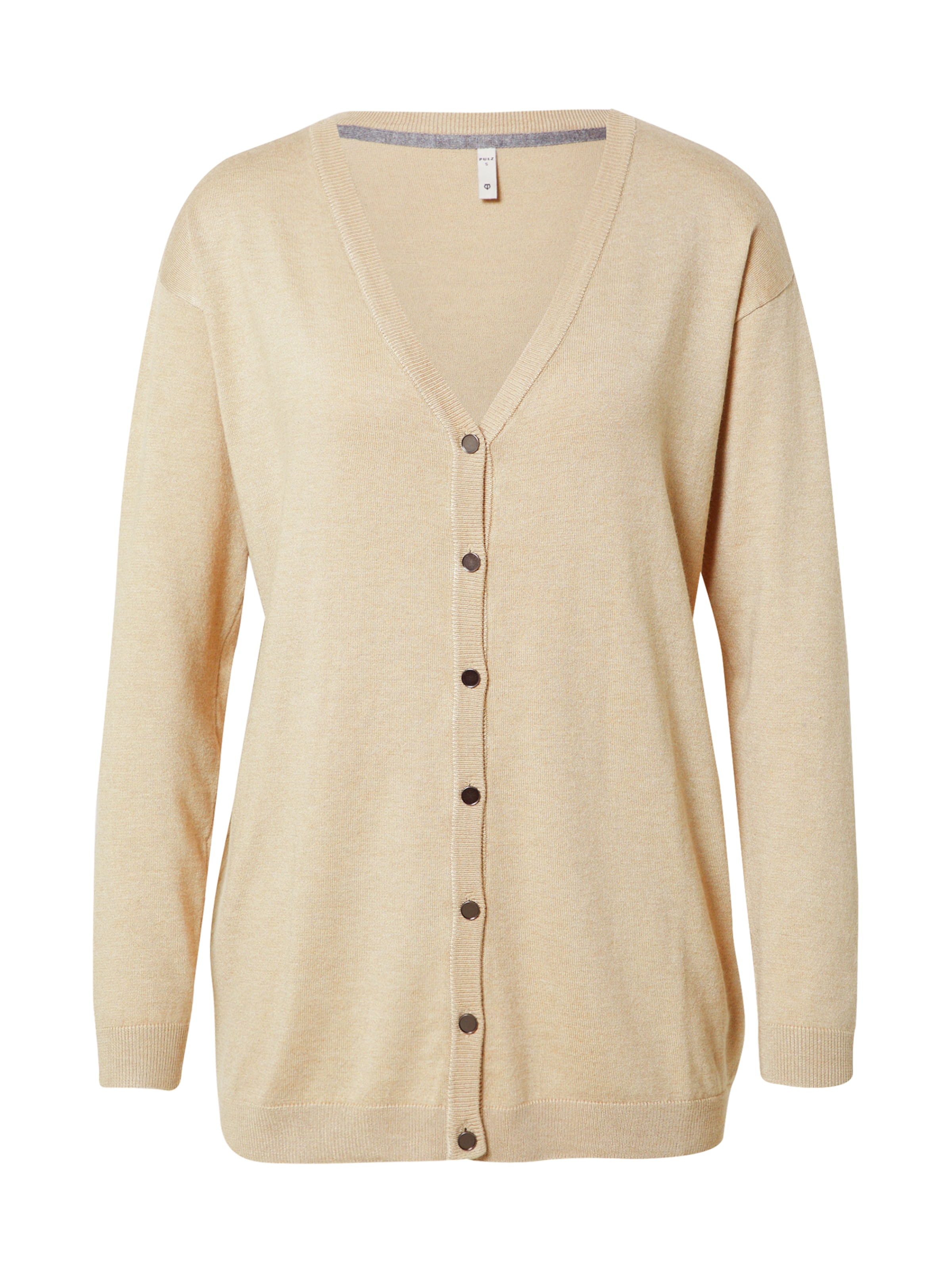 Cardigan 'Sara' PULZ Jeans en beige : devant