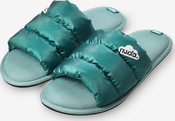 Nuvola. Slippers 'Zueco Spring' in Green: front