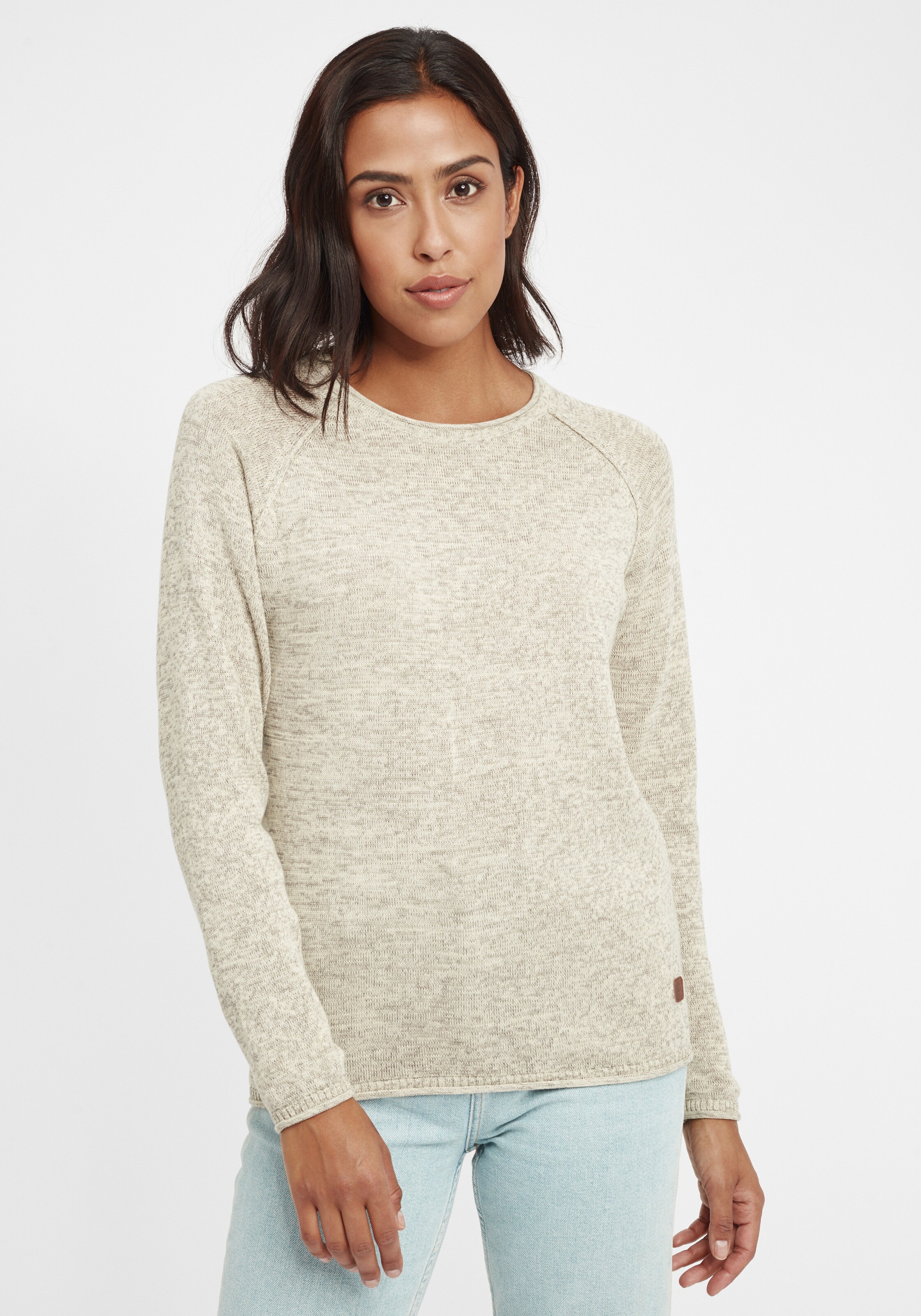 Frauen Pullover & Strick Oxmo Strickpullover 'Daniela' in Weiß - EM36398 Frauen Pullover & Strick Oxmo Strickpullover 'Daniela' in Weiß - EM36398