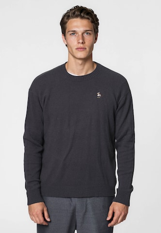 Pullover 'Wolli Pocher' di Kleinigkeit in blu: frontale
