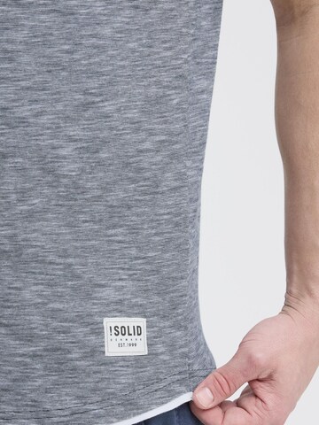 !Solid - Camisa 'Rigos' em azul