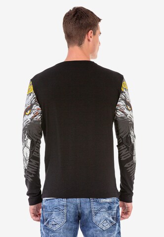 CIPO & BAXX Shirt in Zwart