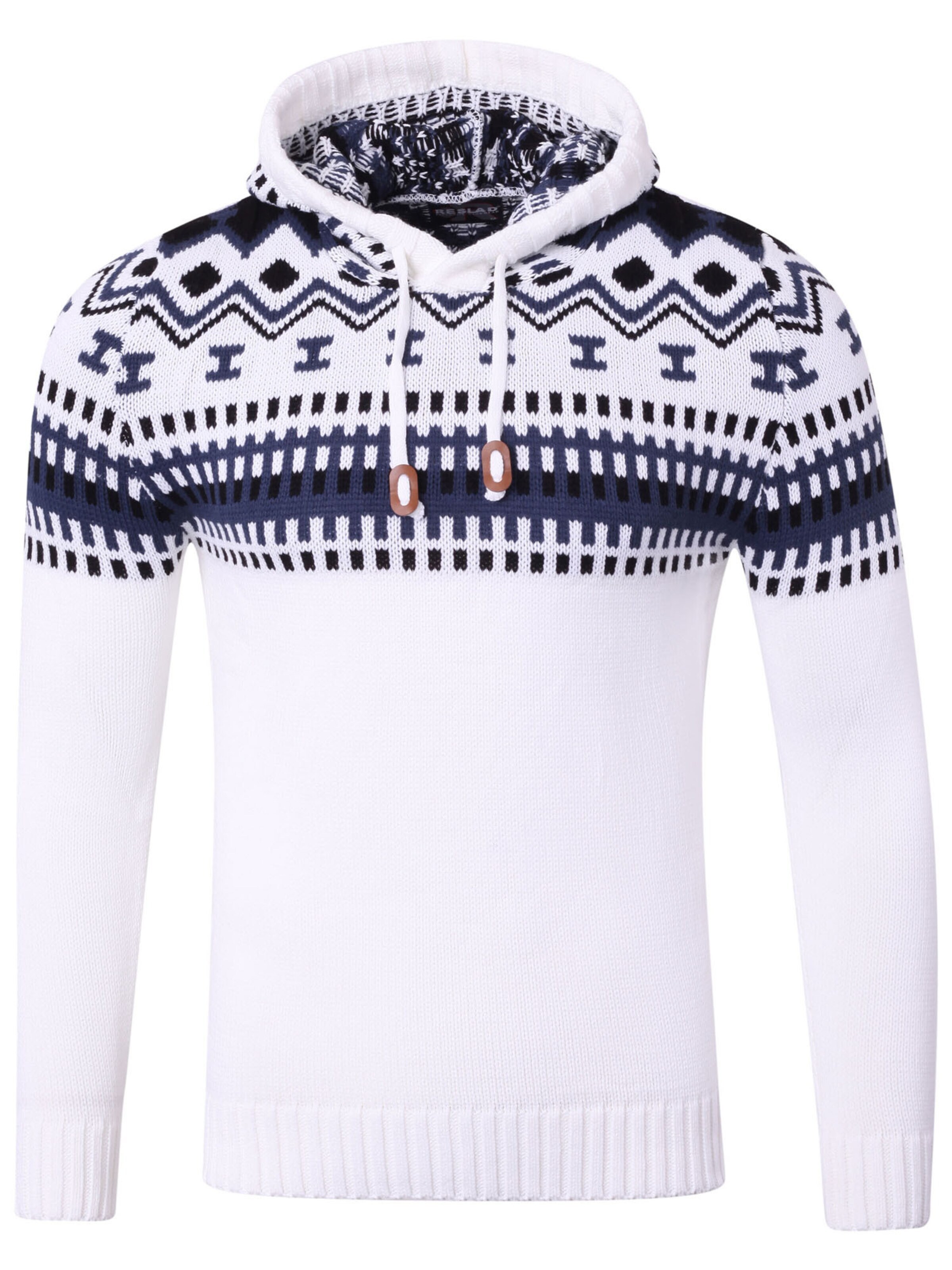 Reslad Pullover 'RS3013'‌‌‌‌‌‌‌‌‌ in Weiß
