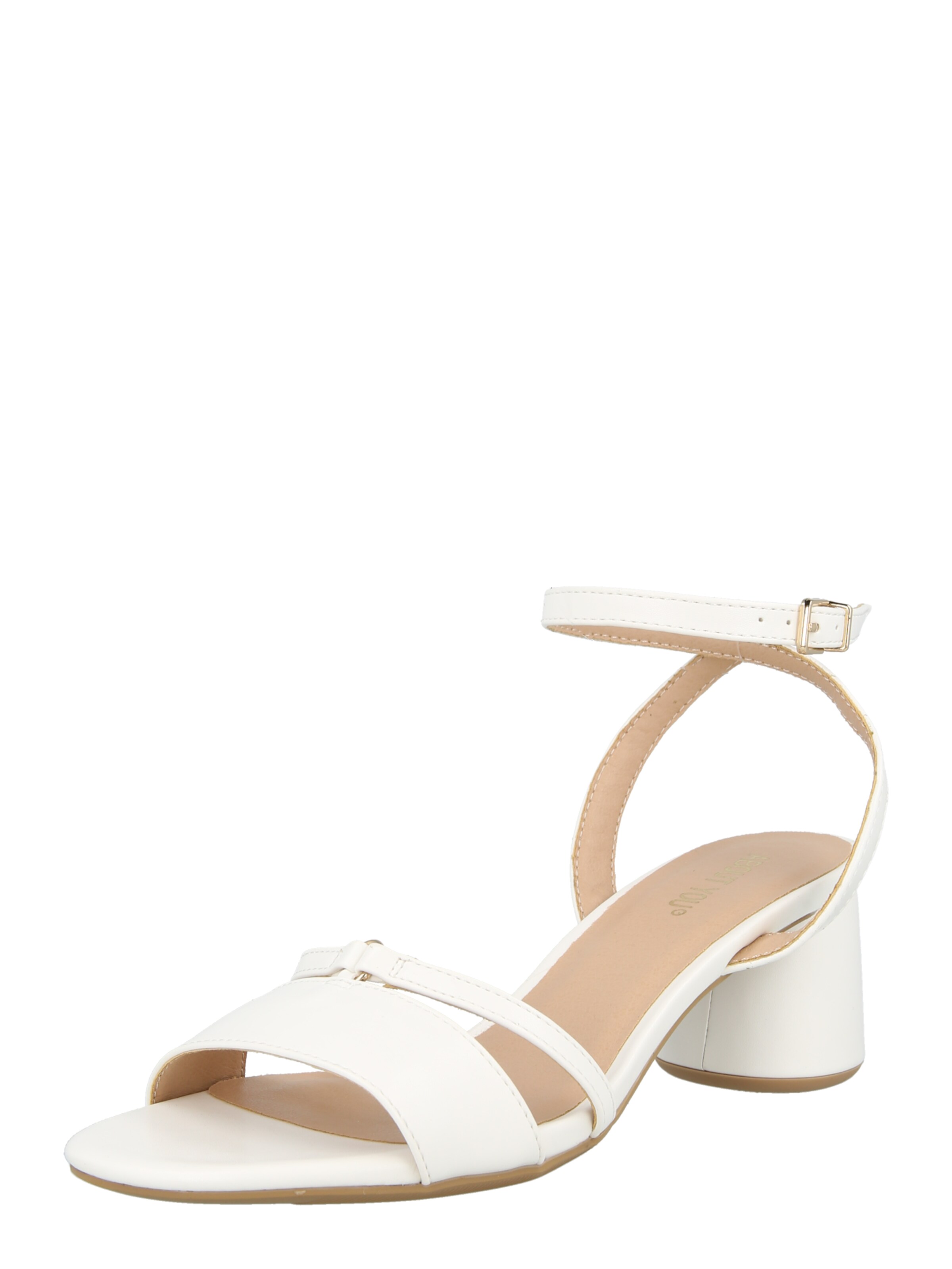 ABOUT YOU Strap sandal 'Eda' in White: front