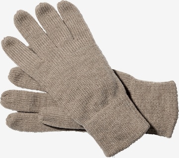 Charles Colby Full Finger Gloves ' Lord Kaie ' in Beige: front