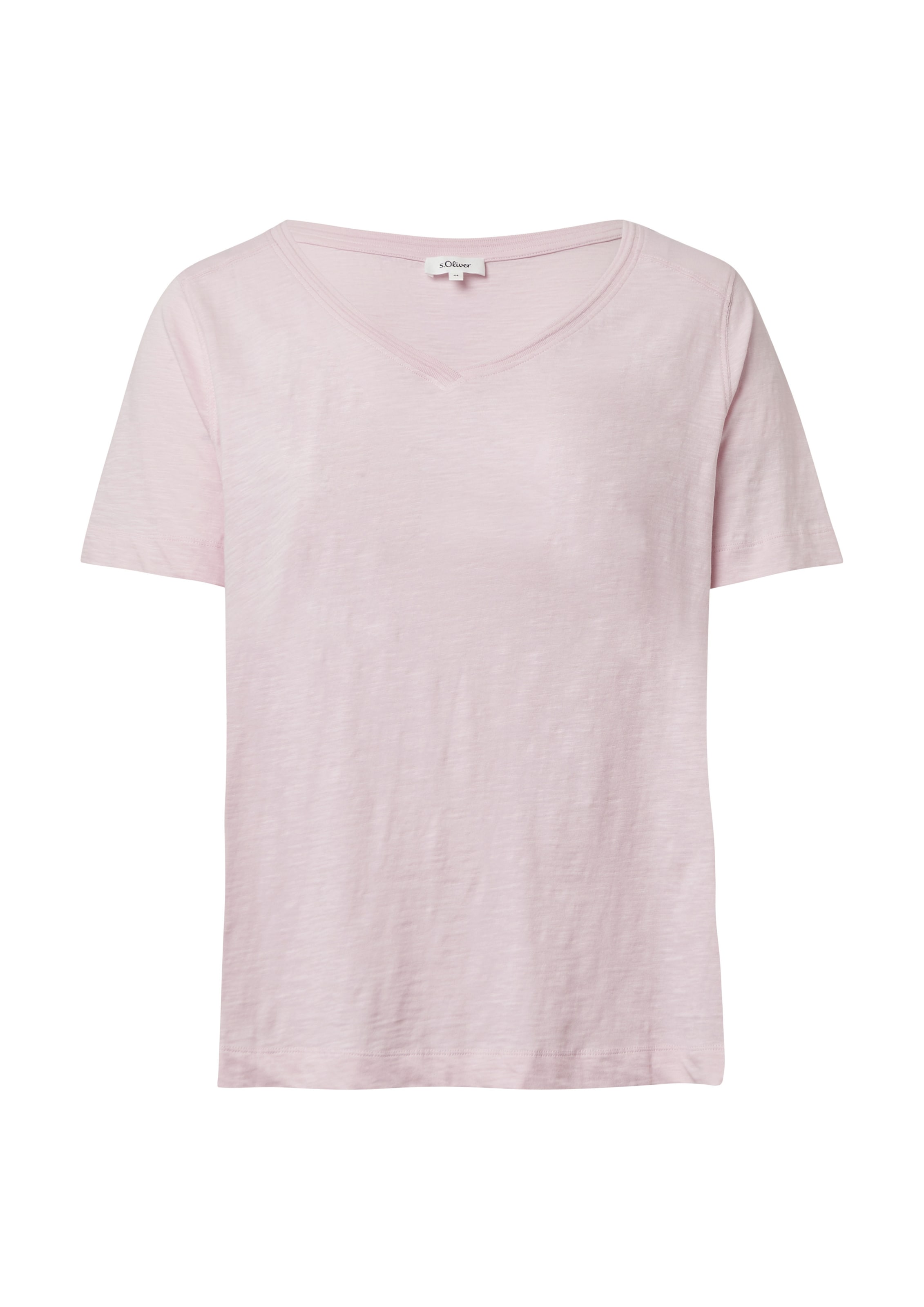 T-shirt s.Oliver Red Label Plus en rose : devant