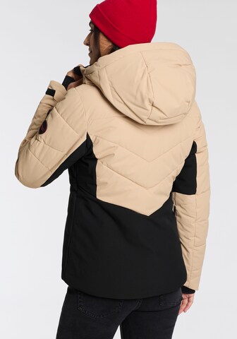 ICEPEAK Athletic Jacket 'Electra' in Beige
