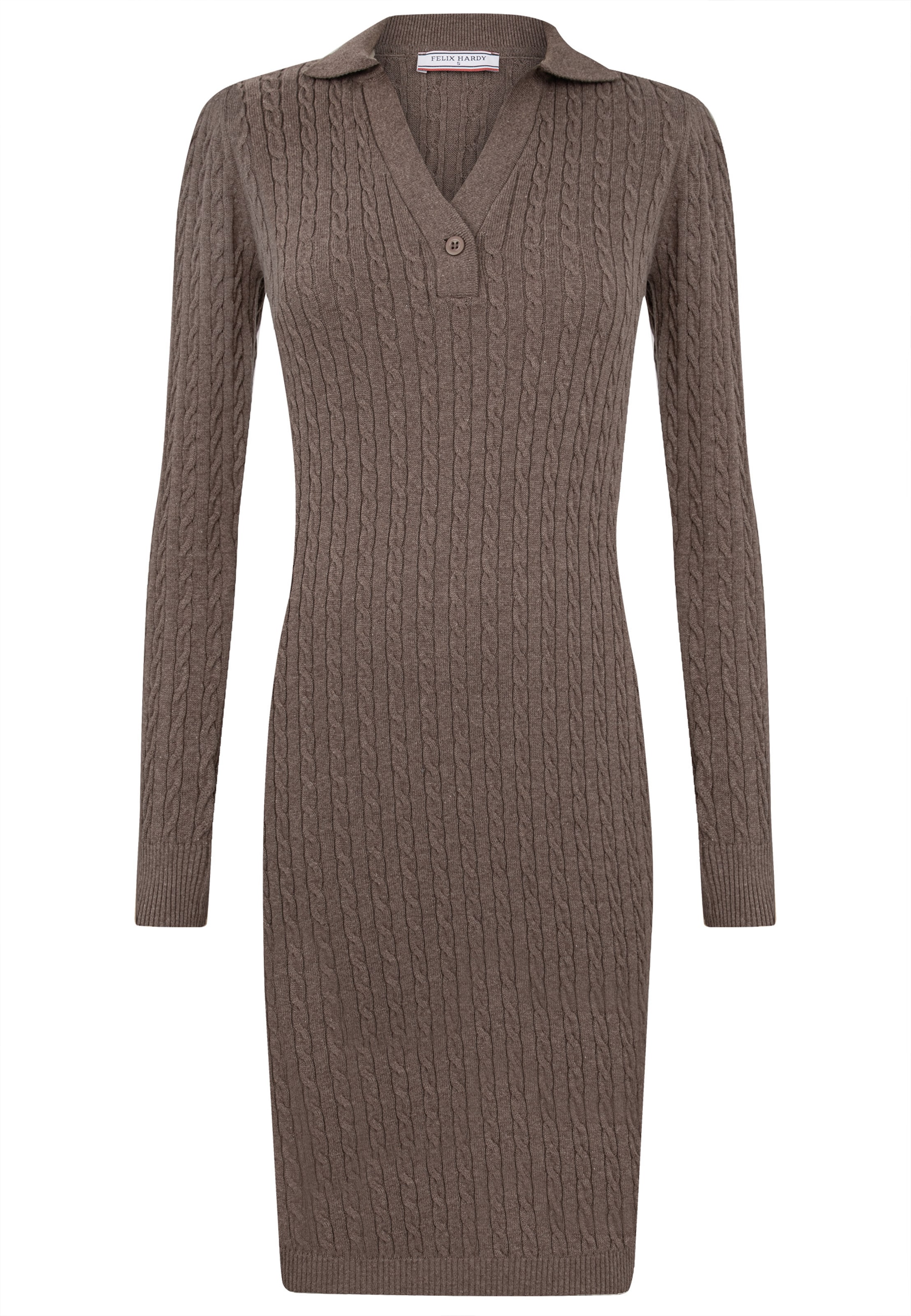 Felix Hardy Kleid in Braun: Vorderseite