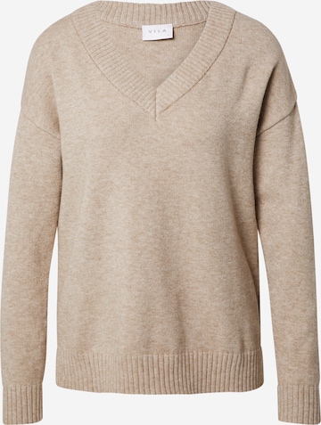 Pull-over VILA en beige : devant